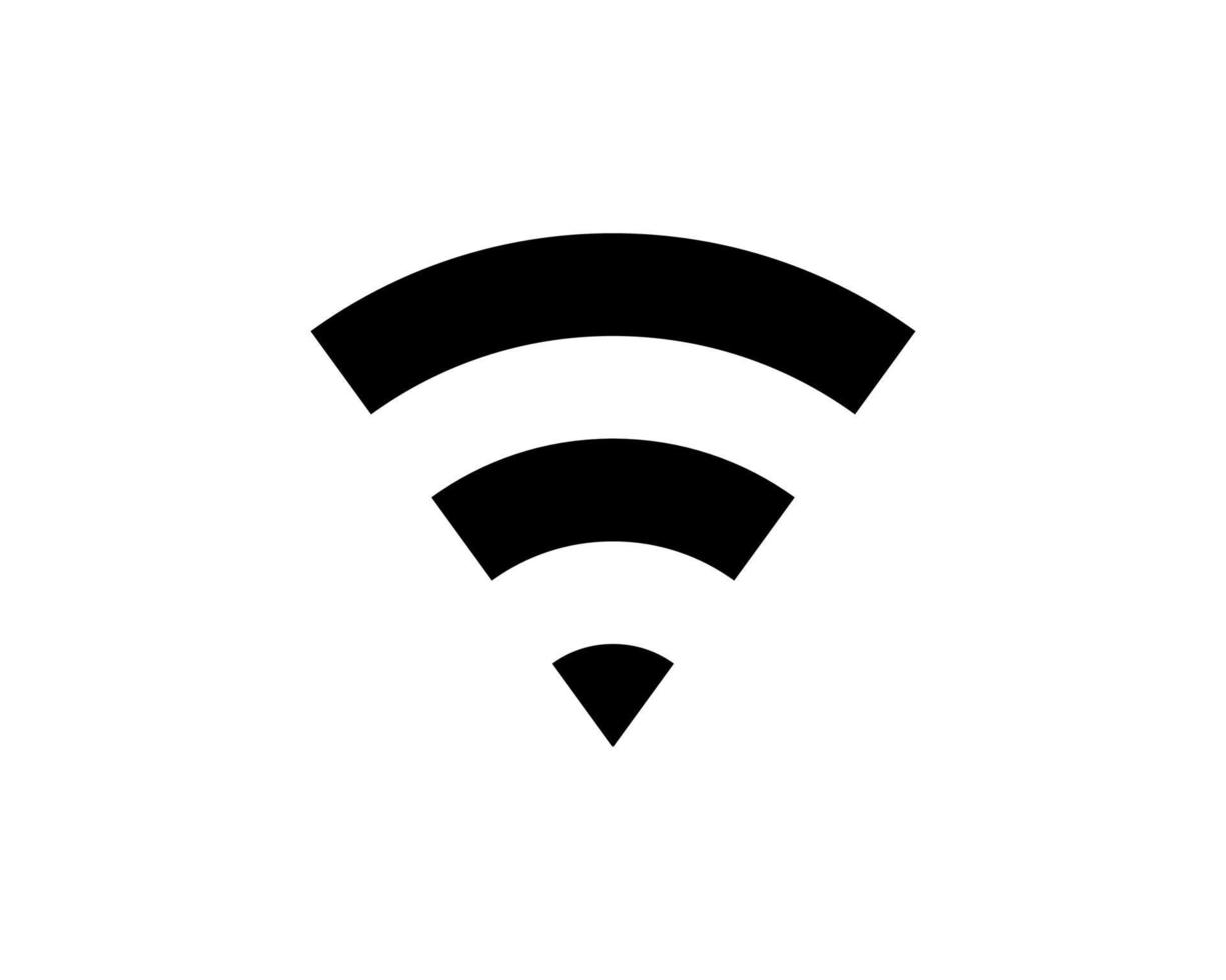 wifi-pictogram vectorillustratie. geïsoleerd wifi-hotspot-symbool. internet signaal grafisch ontwerp. draadloos verbindingsconceptpictogram. wifi netwerk lijn symbool. draadloos netwerk overzichtselement. vector