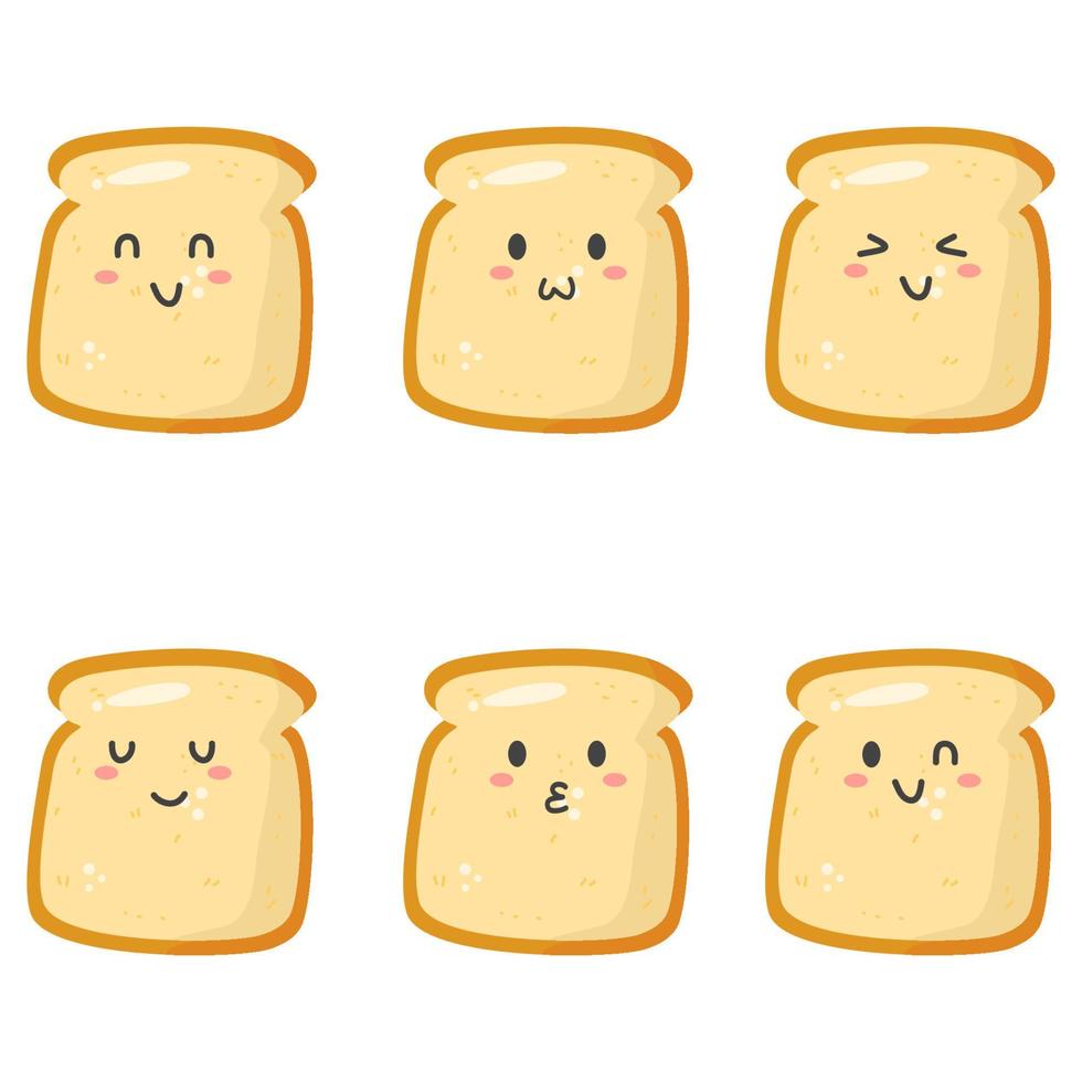 toast brood patroon vector