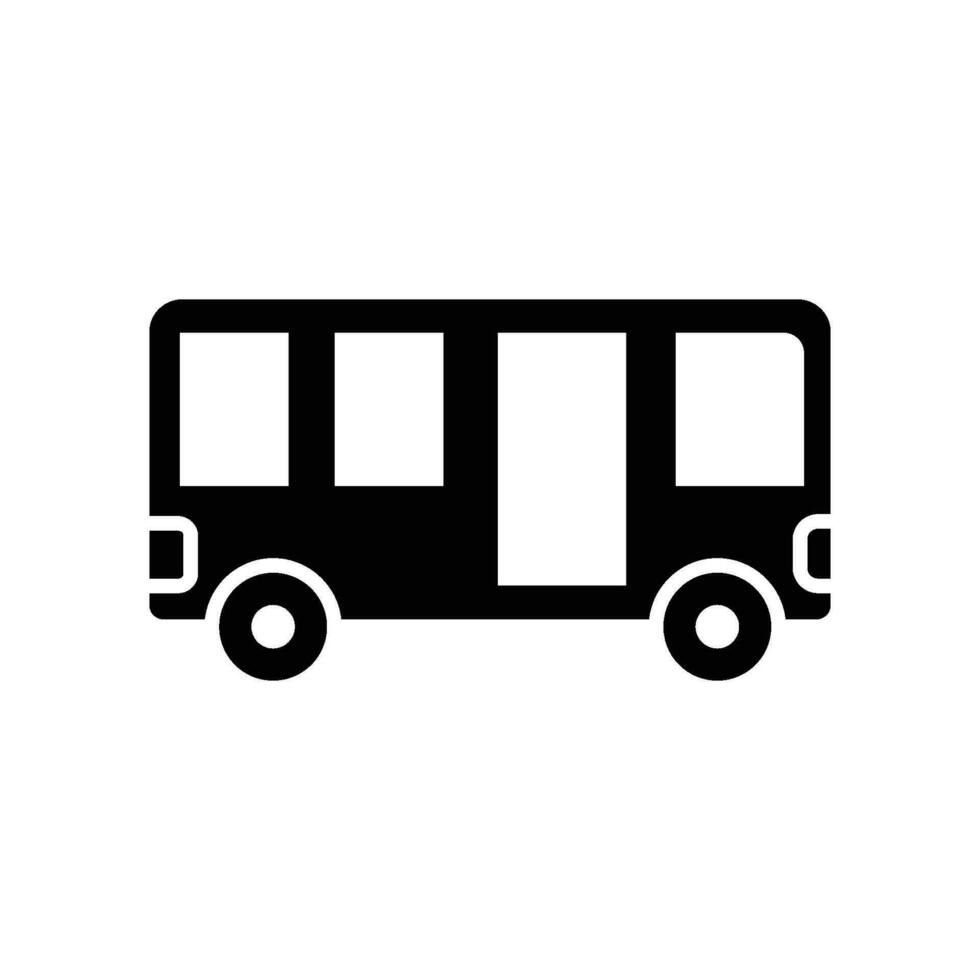 bus icoon vector ontwerp sjabloon gemakkelijk en modern