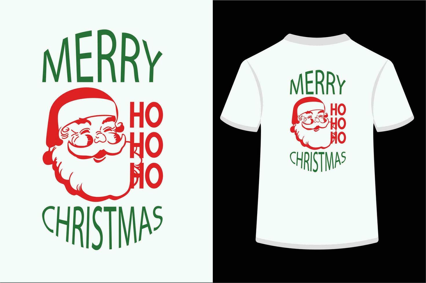 ho ho ho Kerstmis vector t-shirt.