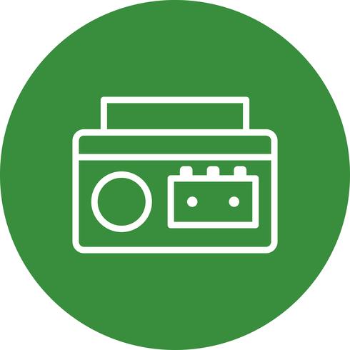 Cassette Speler Vector Icon