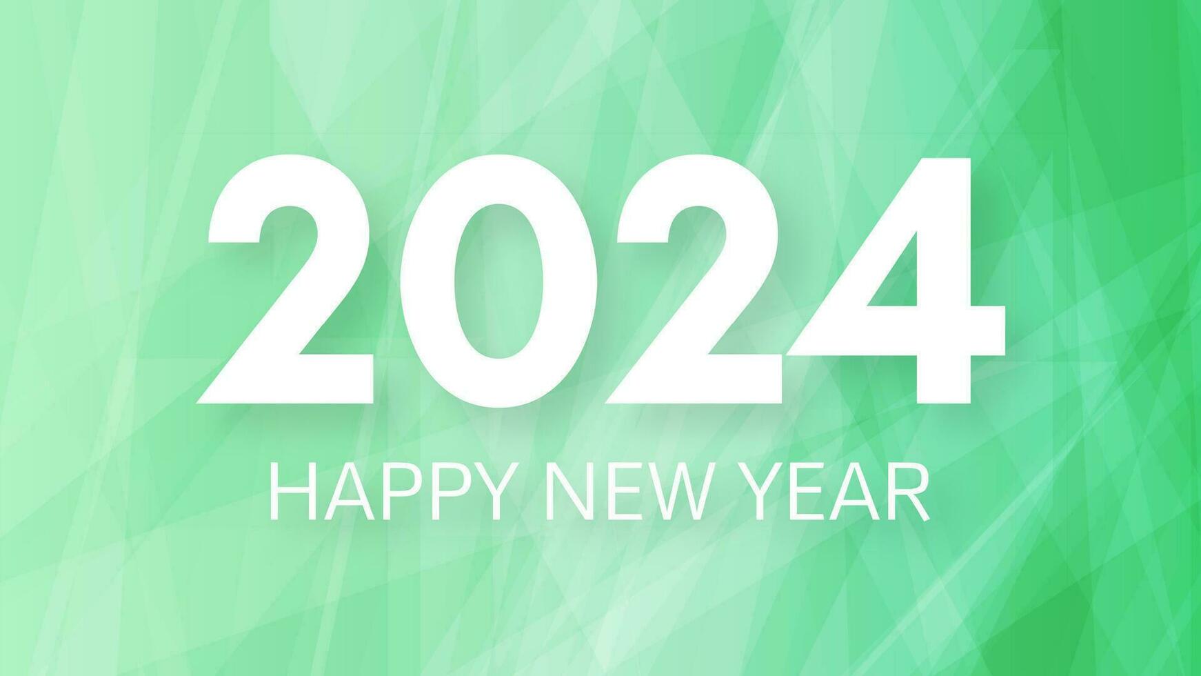 2024 gelukkig nieuw jaar Aan kleurrijk achtergrond vector