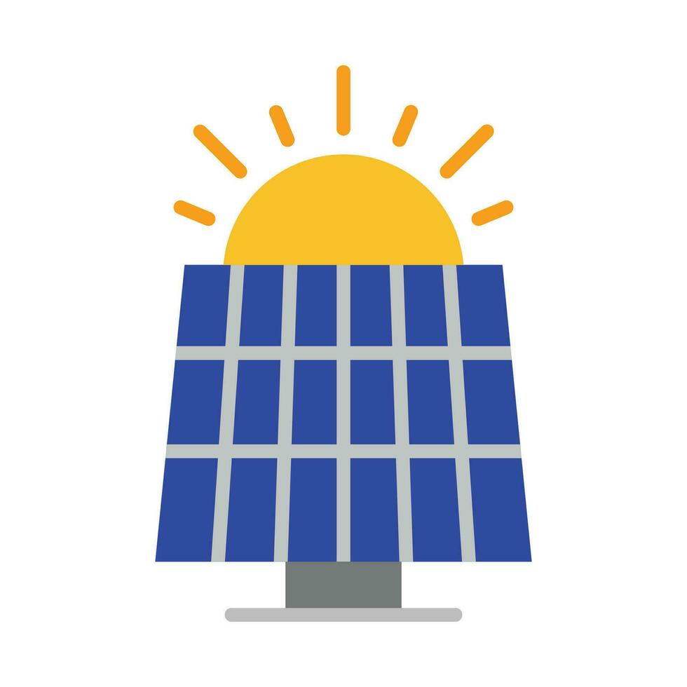 zonne- energie vector vlak icoon voor persoonlijk en reclame gebruiken.