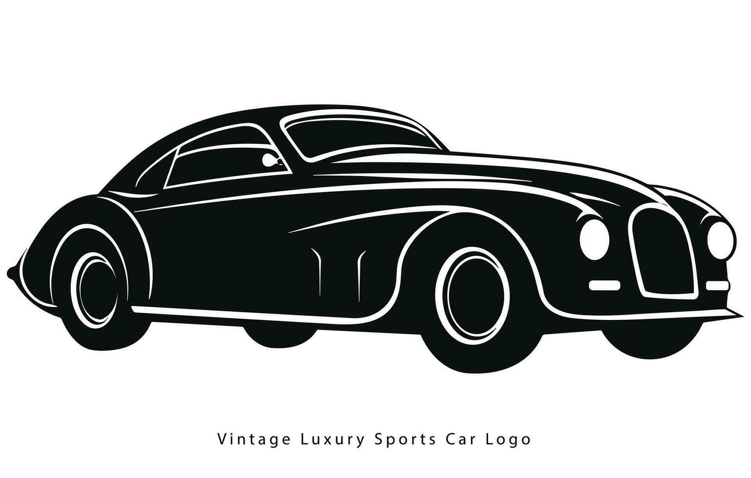 wijnoogst luxe sport- auto ontwerp , klassiek wijnoogst sport- auto. vector en illustratie
