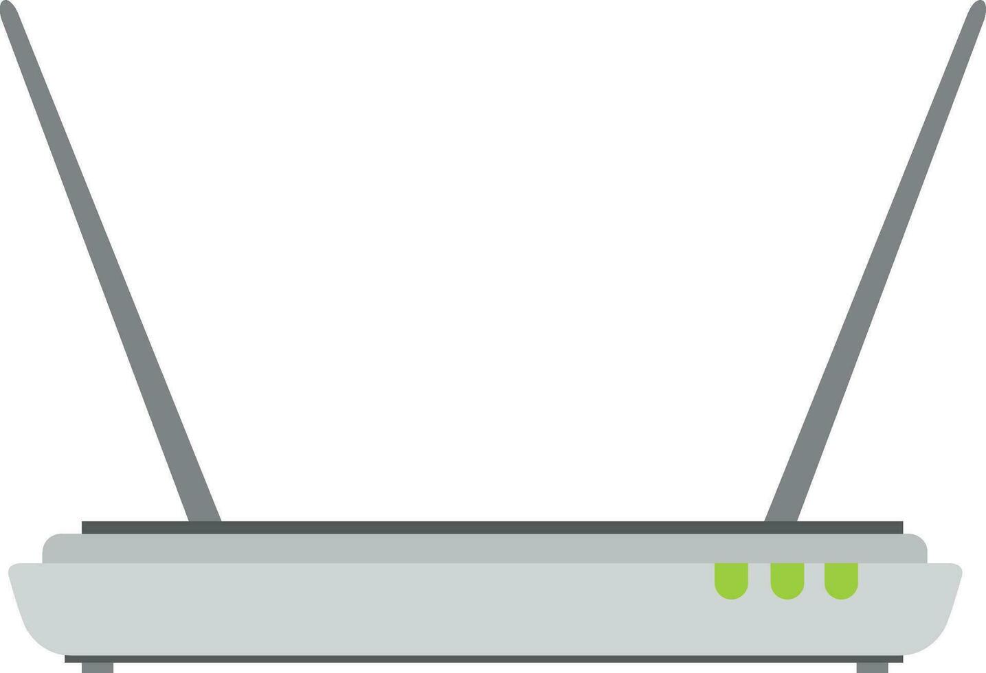 web dsl modem tekenfilm. breedband ethernet, lan netto, Wifi snelheid een dsl modem teken. geïsoleerd symbool vector