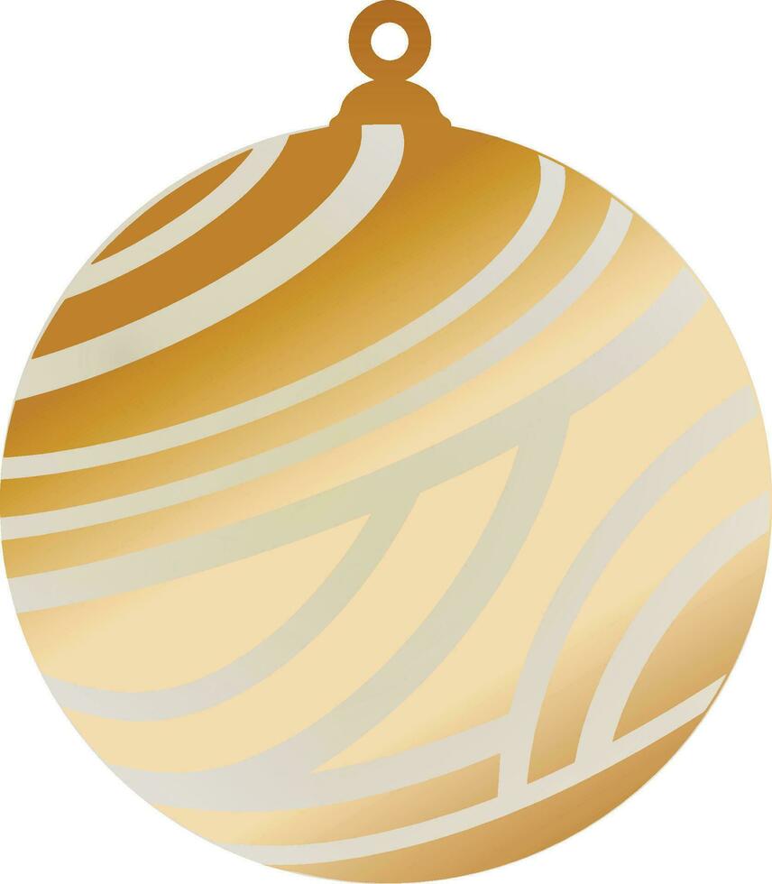 d Kerstmis Kerstmis bal decoratie vector