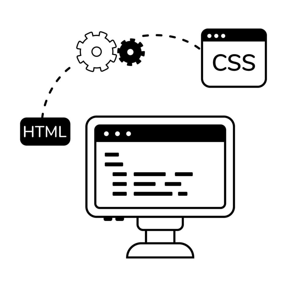 modieus software programmering vector