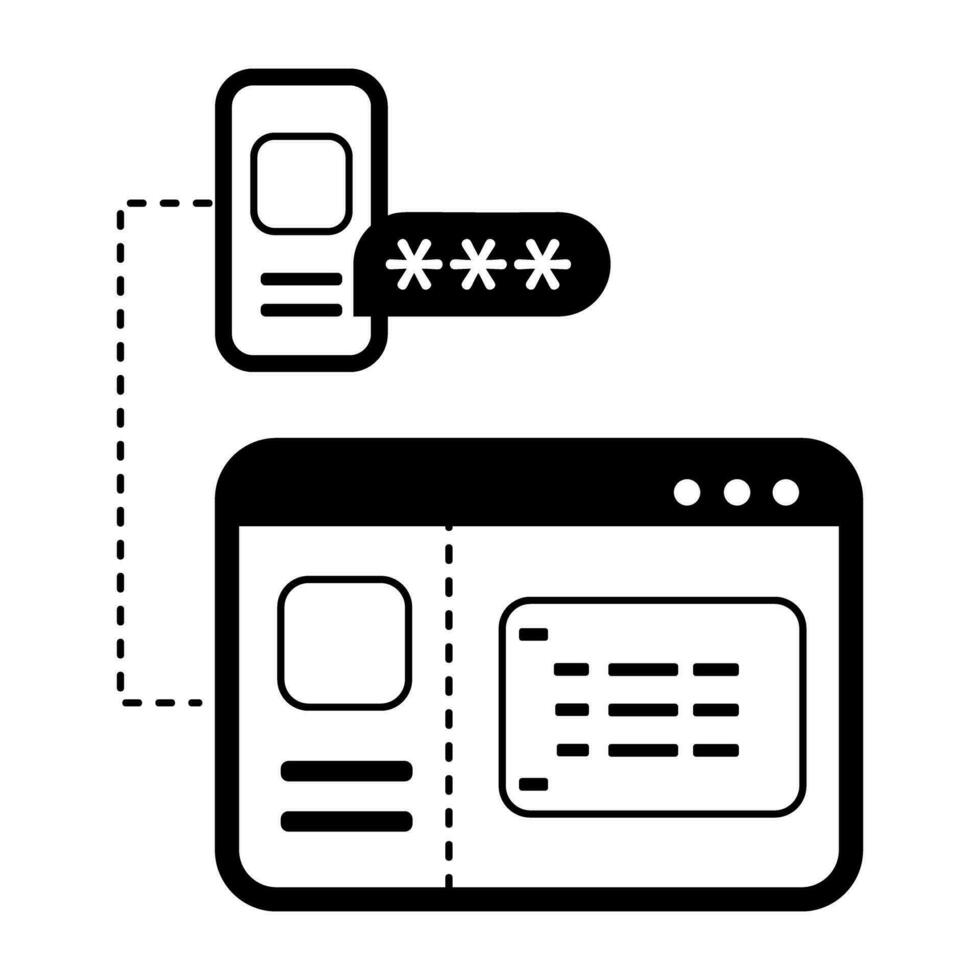 modieus html programmering vector