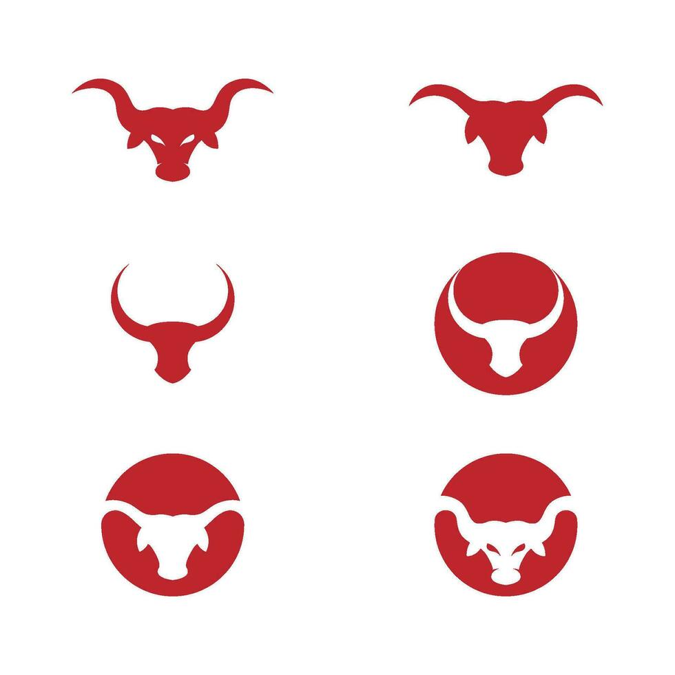 Stier logo sjabloon vector