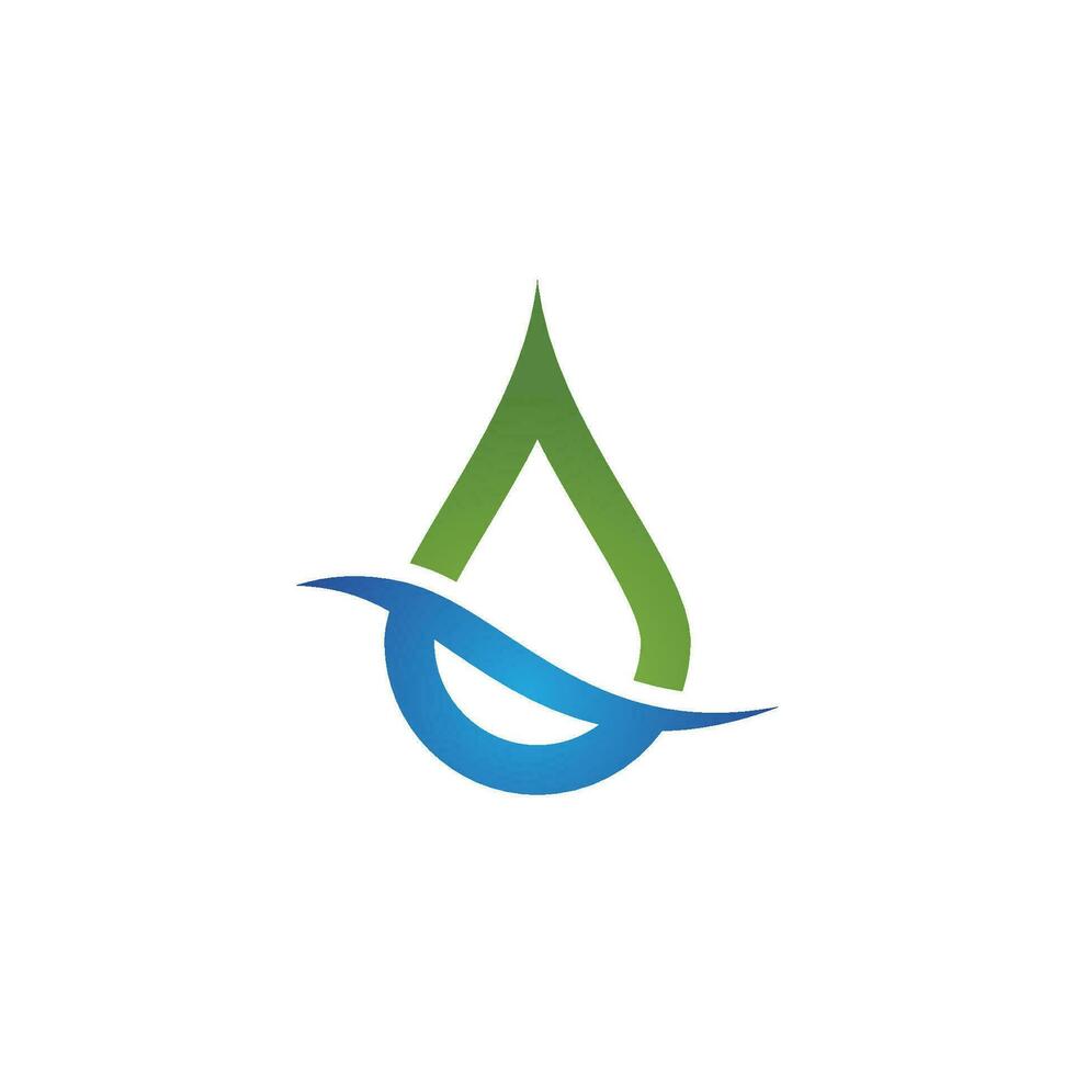 waterdruppel logo sjabloon vector