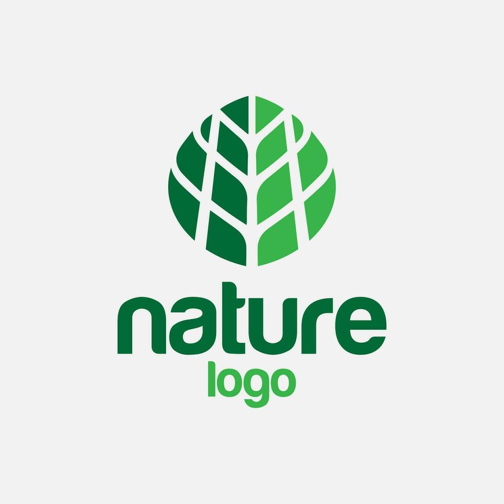 natuur logo ontwerp vector