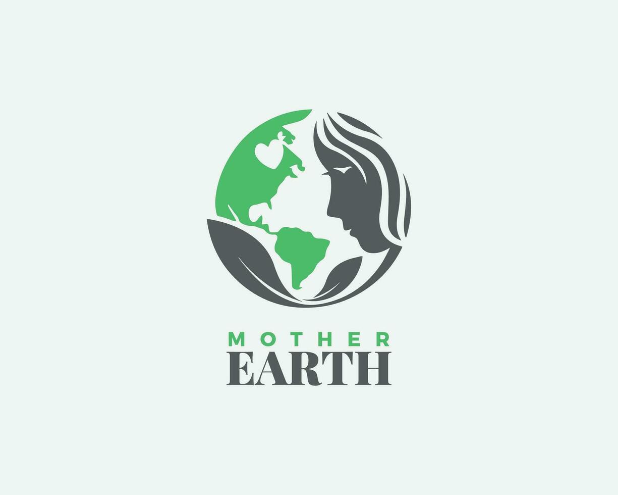 aarde dag logo ontwerp vector