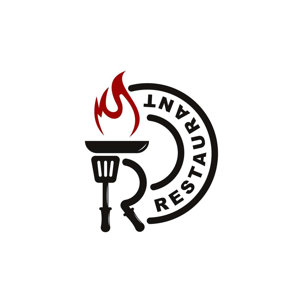 restaurant logo sjabloon ontwerp pictogram vectorillustratie. vector