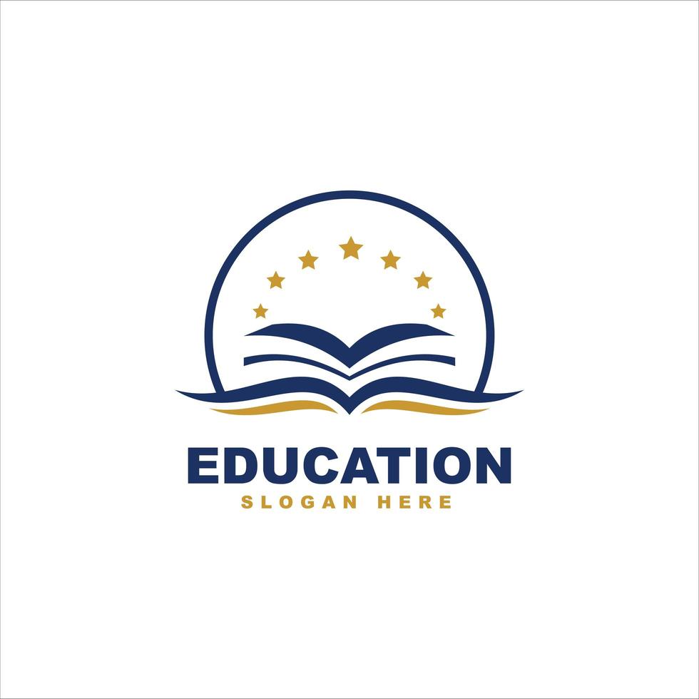 onderwijs logo sjabloon ontwerp vector pictogram illustratie