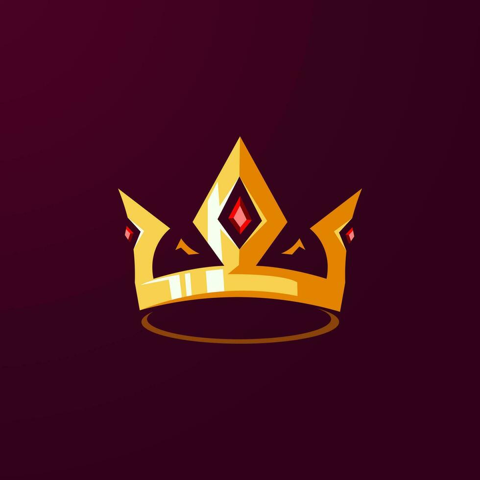 kroon logo ontwerp illustratie vector