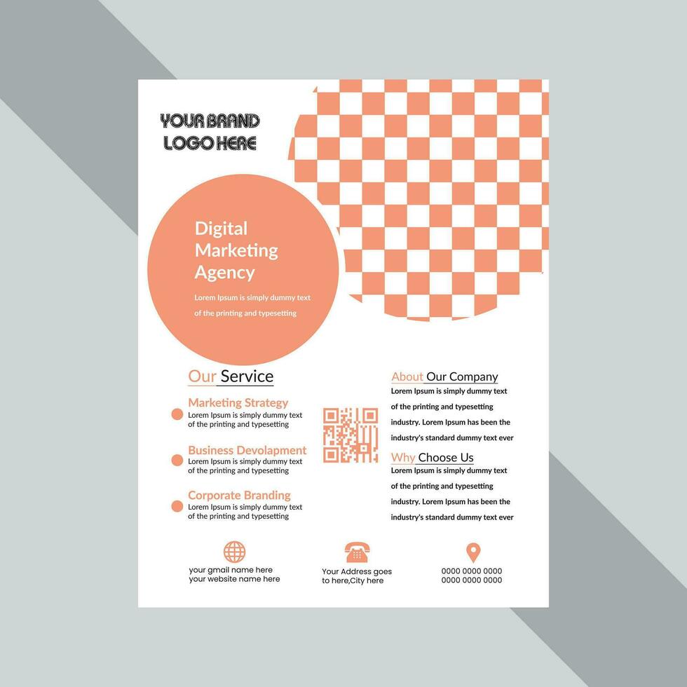 creatief flyerontwerp vector