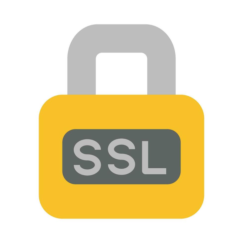 ssl vector vlak icoon voor persoonlijk en reclame gebruiken.