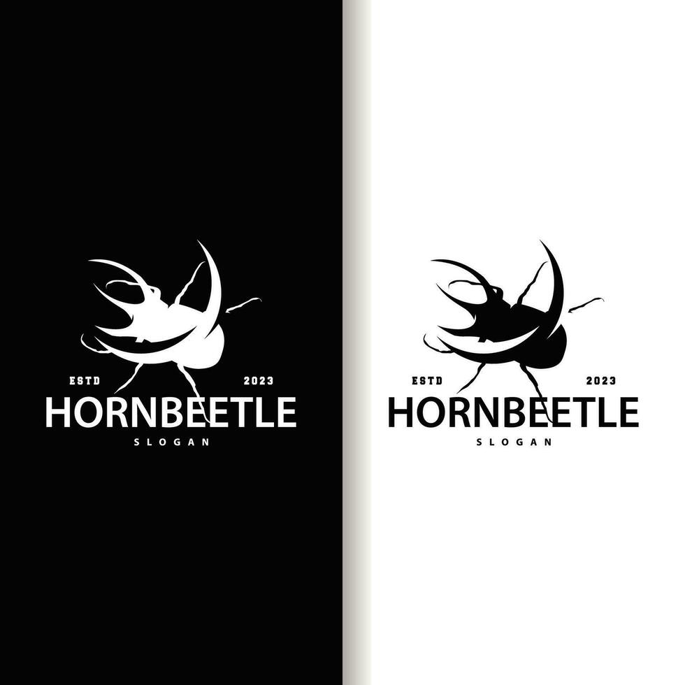 kever logo ontwerp gemakkelijk silhouet insect dier illustratie sjabloon vector