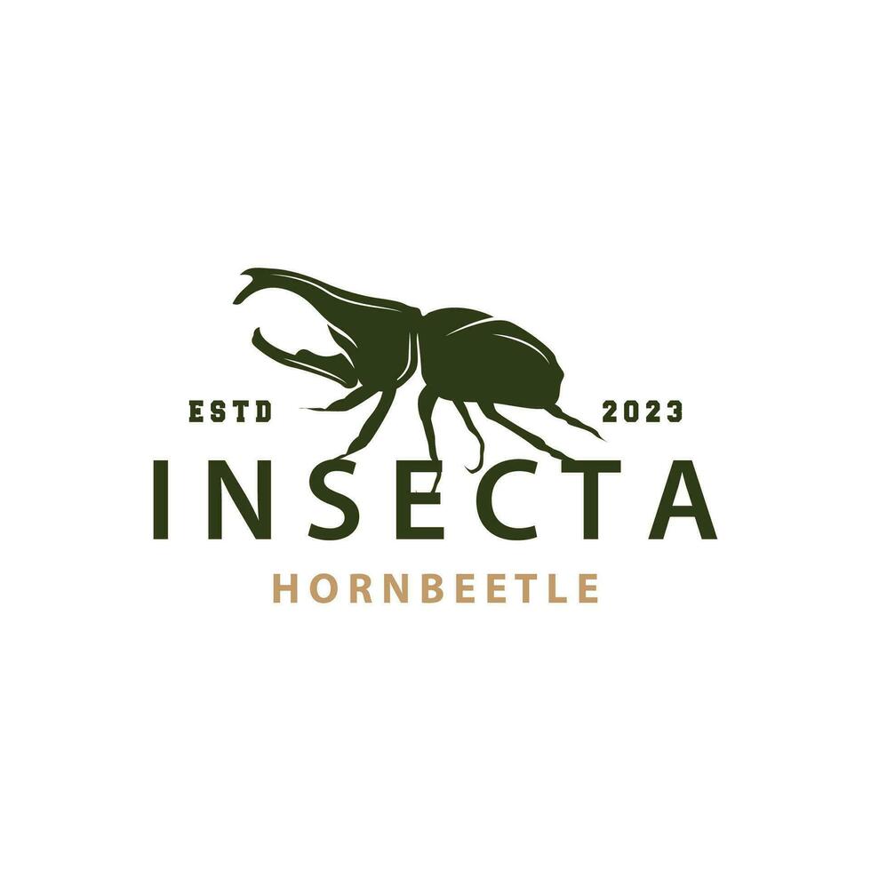 kever logo ontwerp gemakkelijk silhouet insect dier illustratie sjabloon vector