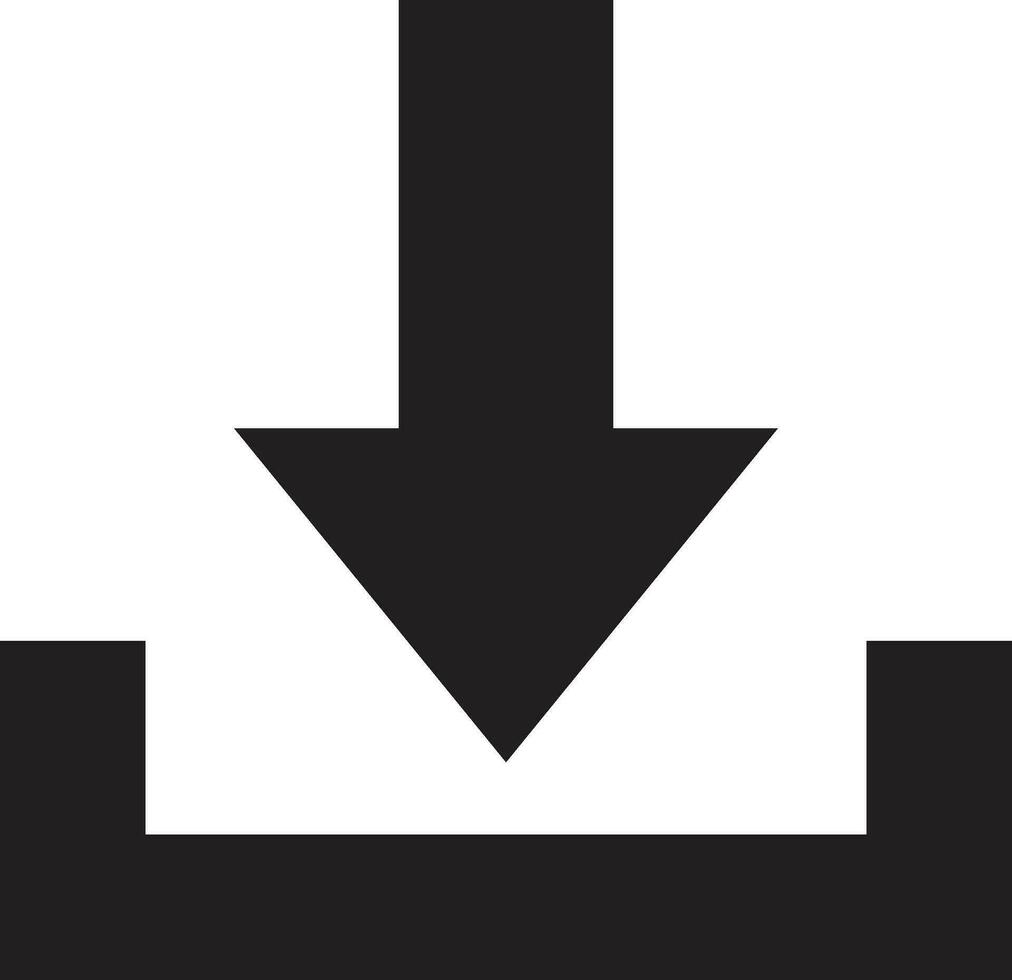 pictogram voor het downloaden van bestanden vector