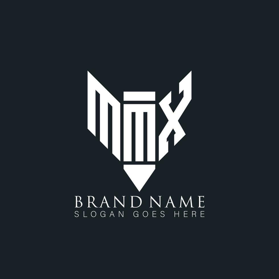 mmx abstract brief logo. mmx creatief monogram initialen brief logo concept. mmx uniek modern vlak abstract vector brief logo ontwerp.