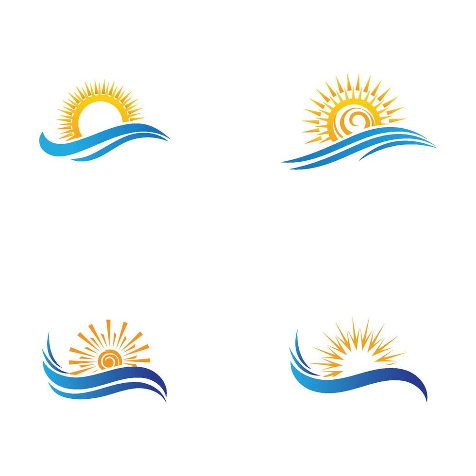 zon en water golf-22 vector