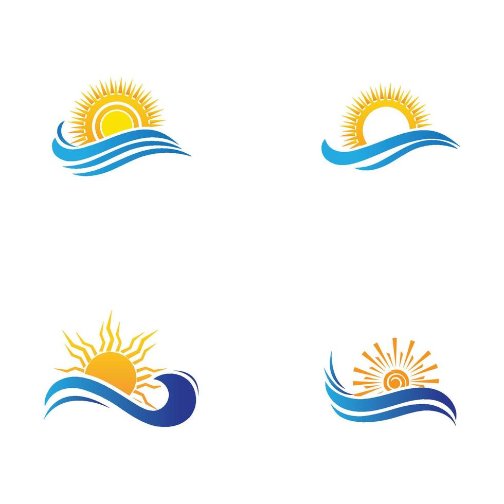 zon en water golf-21 vector