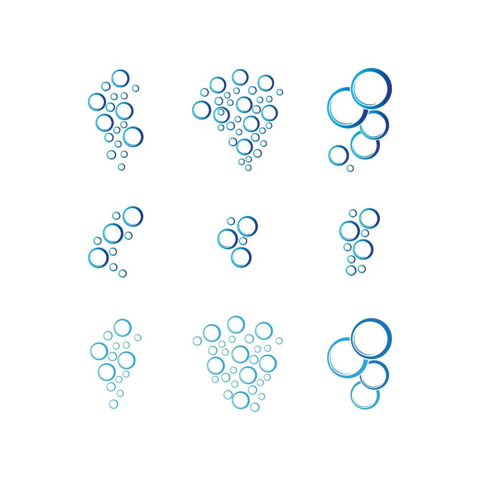 bubbel water logo vector