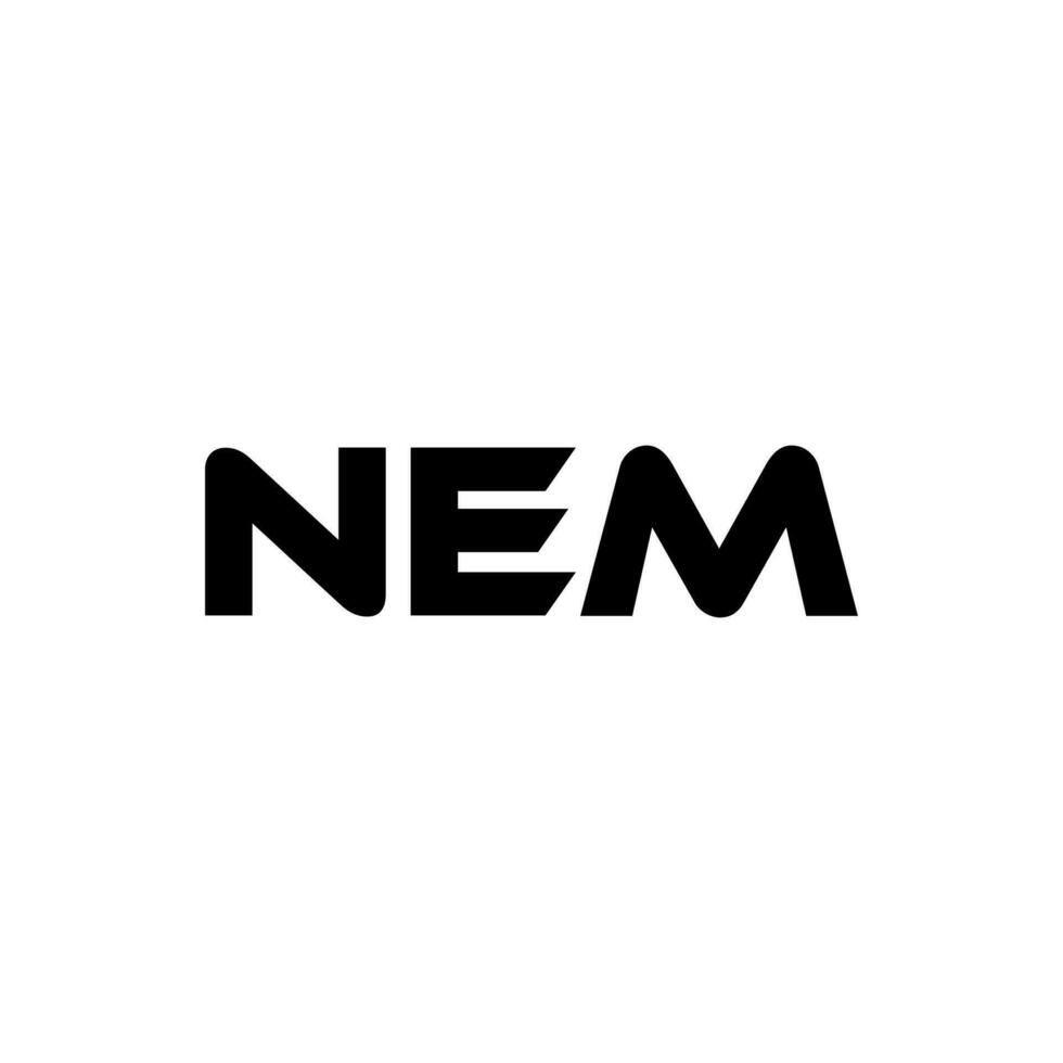 nem brief logo ontwerp, inspiratie voor een uniek identiteit. modern elegantie en creatief ontwerp. watermerk uw succes met de opvallend deze logo. vector