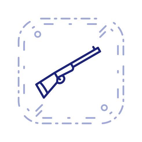 jachtgeweer vector pictogram
