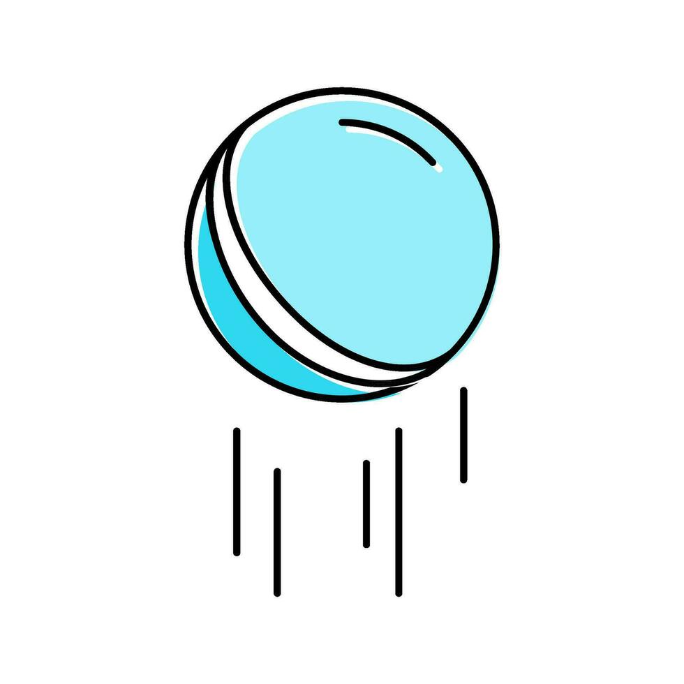 veerkrachtig bal friemelen speelgoed- kleur icoon vector illustratie