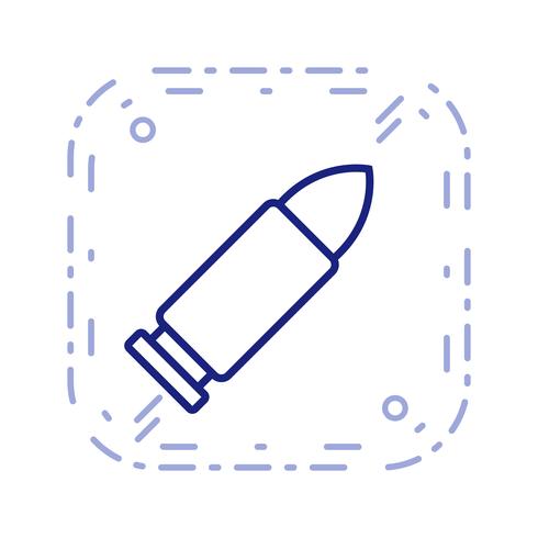 bullet vector pictogram
