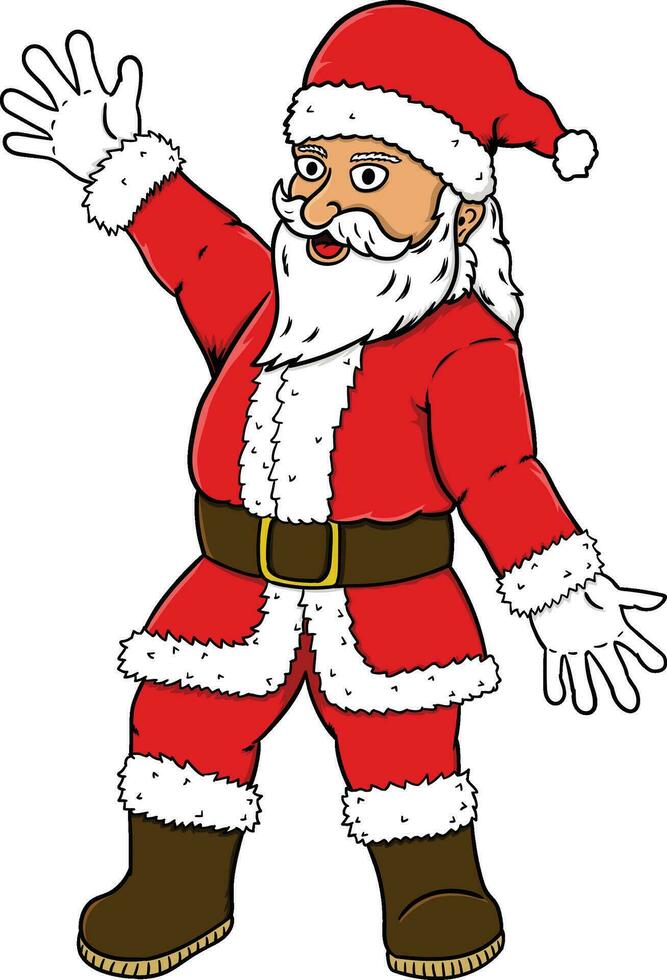 de kerstman claus vector illustratie karakter