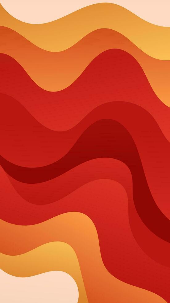 abstract achtergrond rood oranje kleur met golvend lijnen en hellingen is een veelzijdig Bedrijfsmiddel geschikt voor divers ontwerp projecten zo net zo websites, presentaties, afdrukken materialen, sociaal media berichten vector