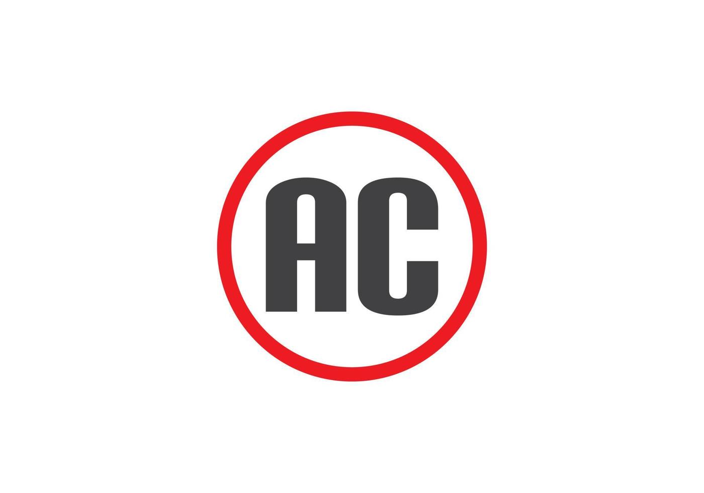 ac letter ontwerp vector afbeelding