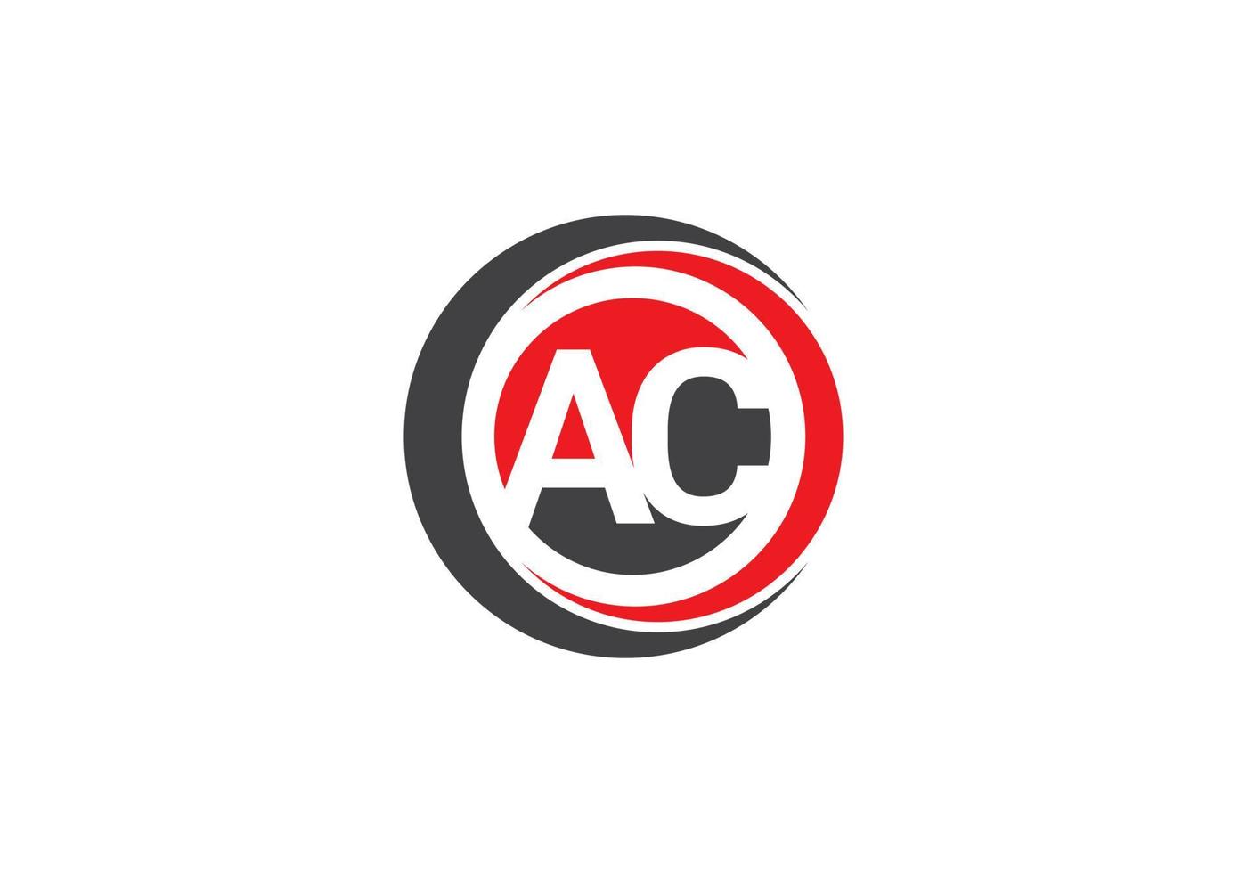 ac letter ontwerp vector afbeelding