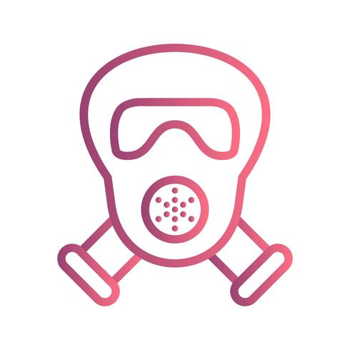 Gasmasker Vector Icon