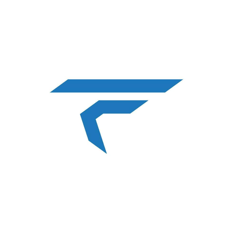 f logo zeshoek illustratie icoon vector