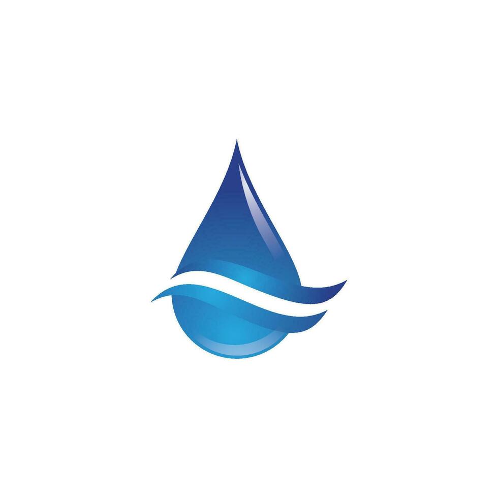 waterdruppel logo sjabloon vector