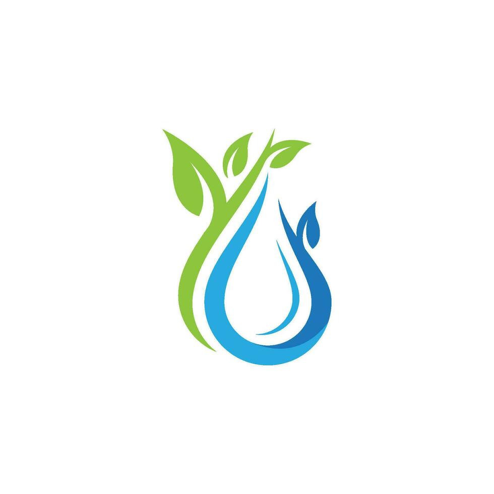 waterdruppel logo sjabloon vector