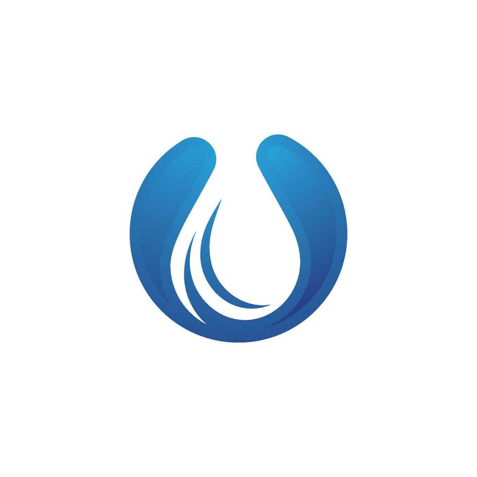 waterdruppel logo sjabloon vector