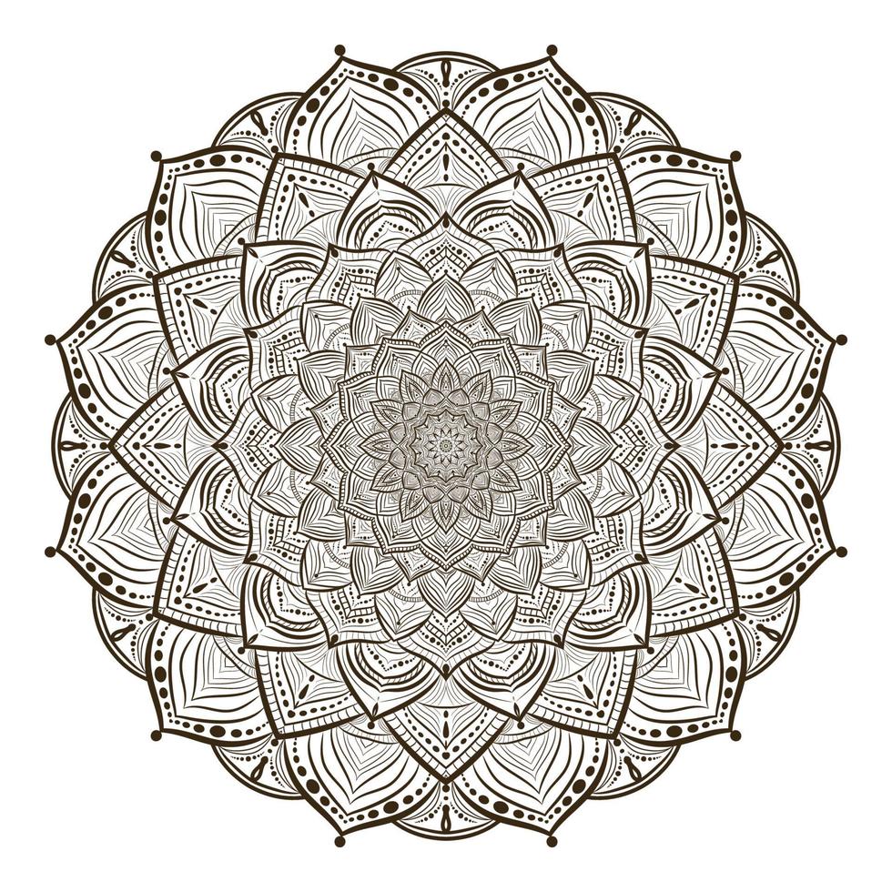 mandala achtergrond schets vector