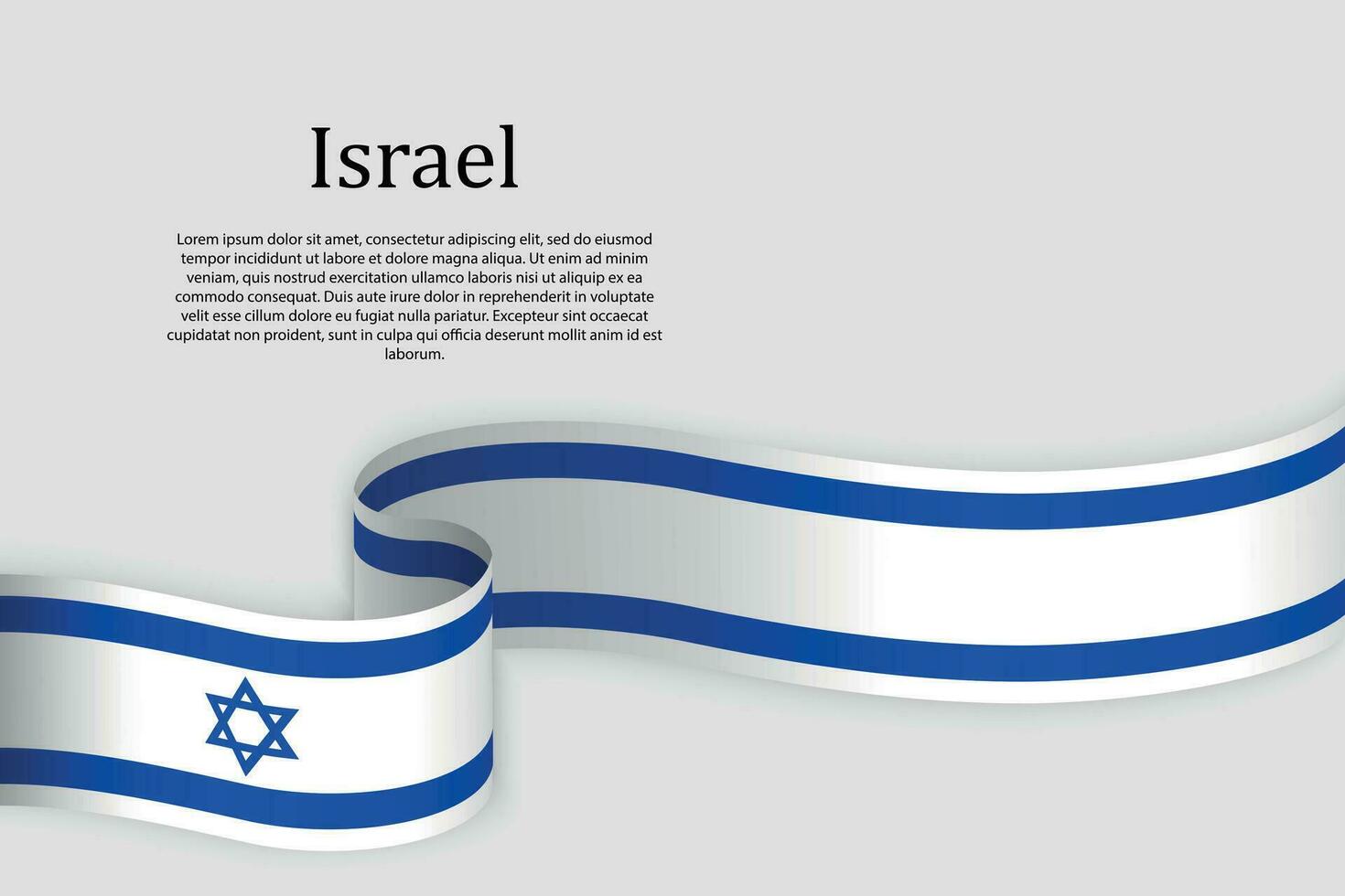 lint vlag van Israël. viering achtergrond vector