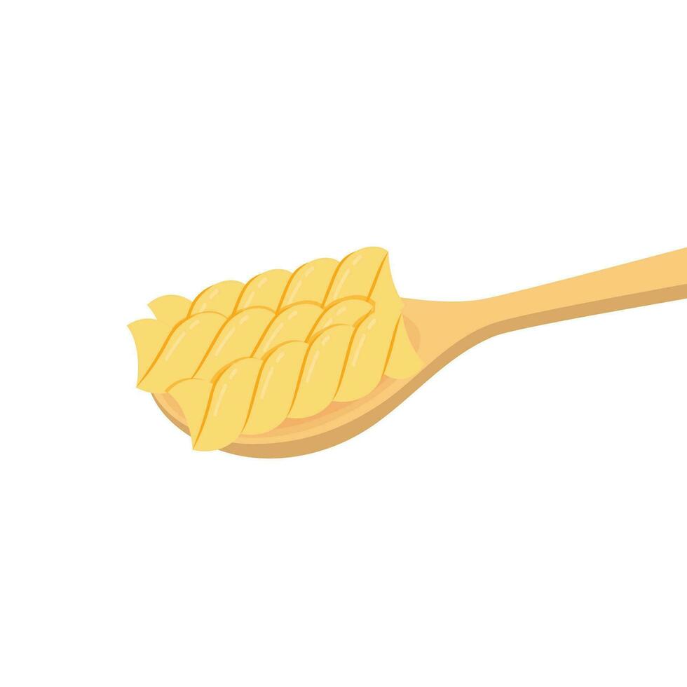 pasta noedels karakter ontwerp. pasta noedels Aan wit achtergrond. vector