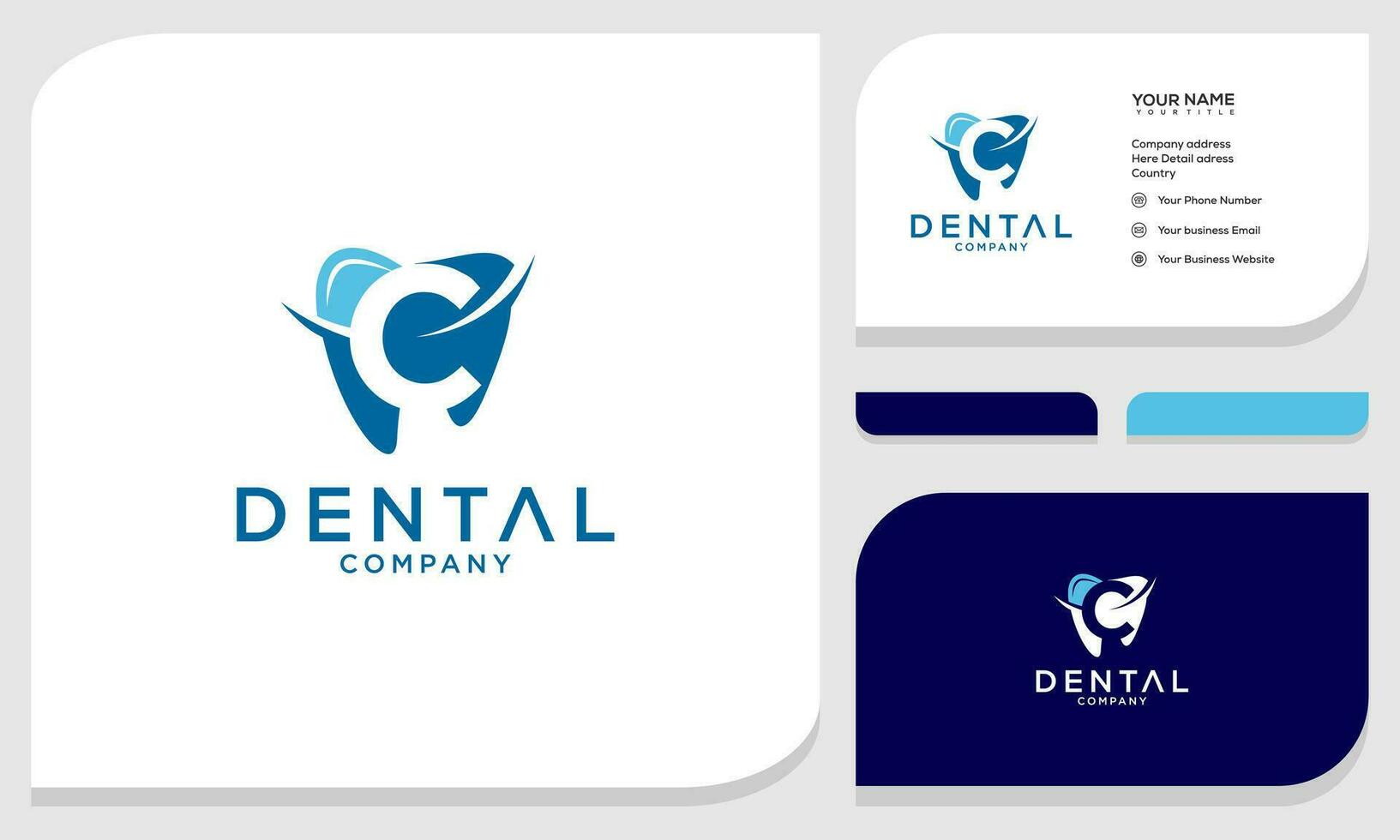 brief c eerste modern tandheelkundig logo vector. minimalistische tanden logo creatief uniek icoon vector