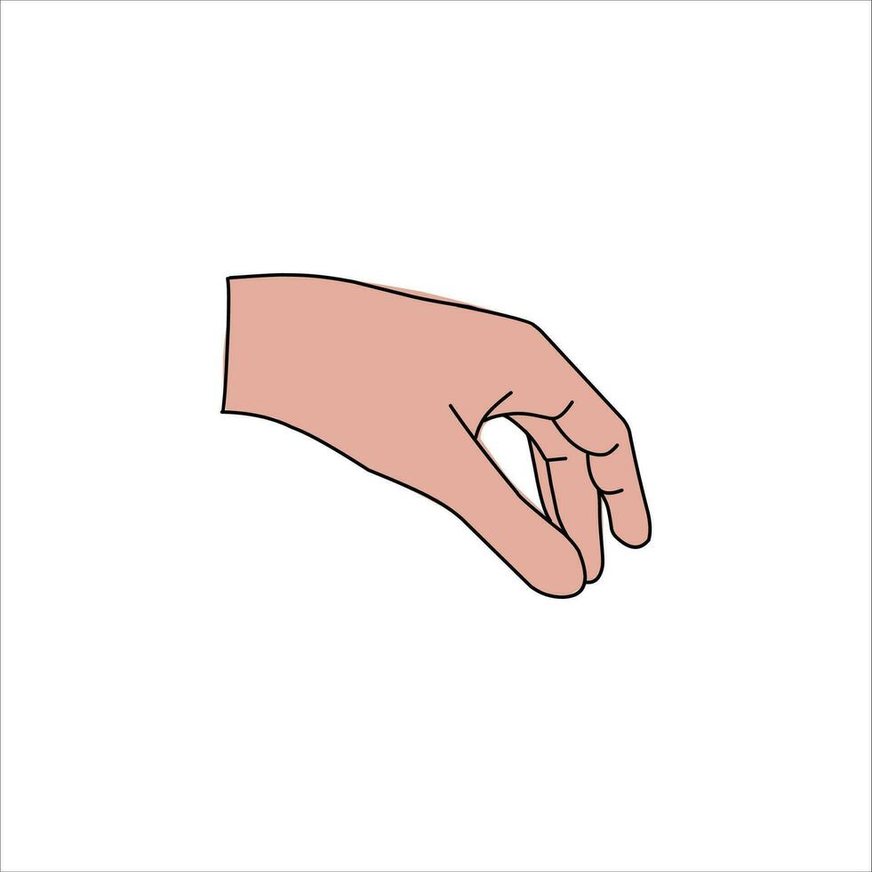 aquarium hand- vector illustratie. vrouw handen Holding en richten gebaar, gekruiste vingers, vuist, vrede en duimen omhoog. tekenfilm menselijk palm en pols vector set. hand- teken taal voor de doof
