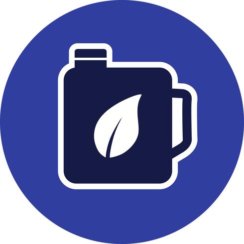 Eco olie vector pictogram