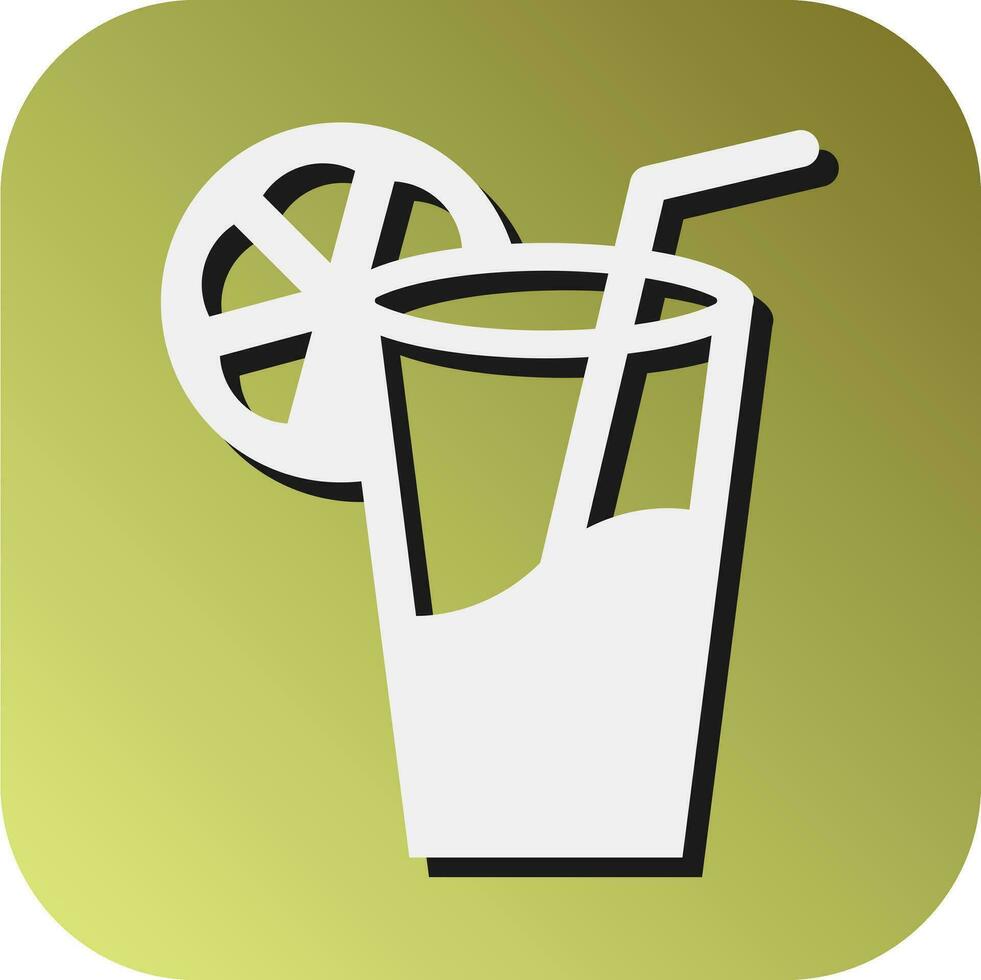 limonade vector glyph helling achtergrond icoon voor persoonlijk en reclame gebruiken.