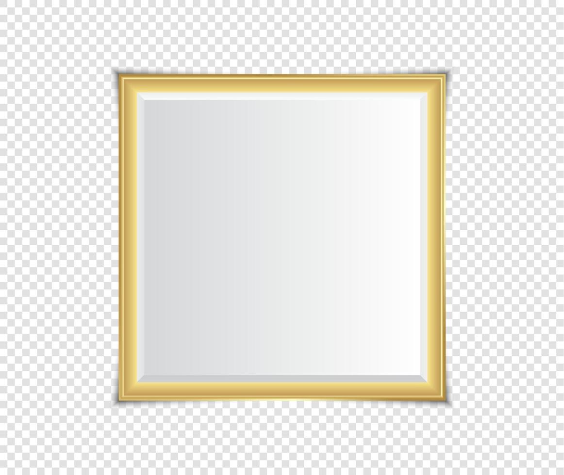 gouden glanzende gloeiende frame achtergrond. gouden luxe vintage stijl vector