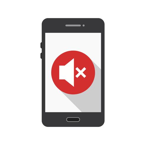 Stille mobiele applicatie Vector Icon